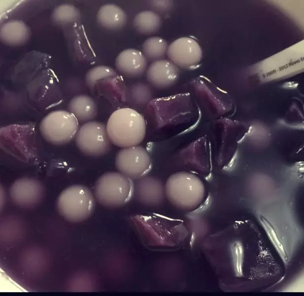 紫薯小湯圓