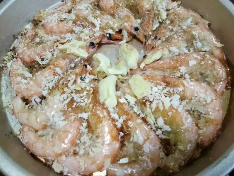蒜蓉麵包糠椰糠大蝦