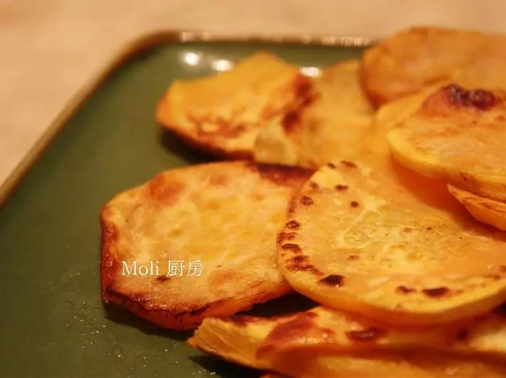 簡易版香煎紅薯片-外焦里嫩