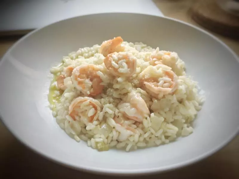 意式鮮蝦燉飯（shrimp risotto)
