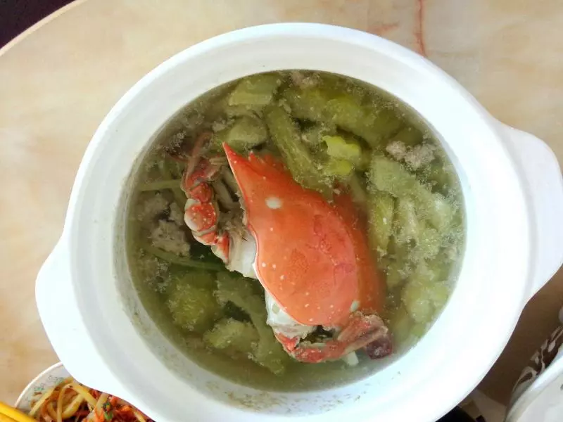 苦瓜螃蟹湯