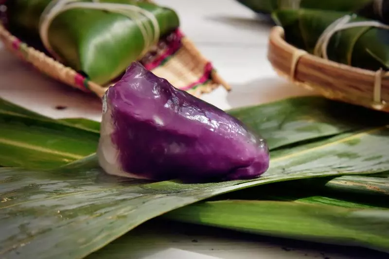 紫薯星冰粽