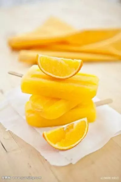 奶油香橙冰棍