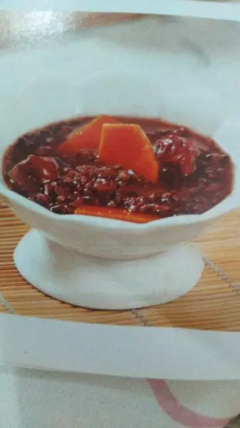 南瓜紫米粥