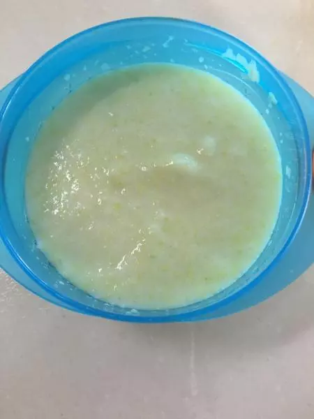寶寶輔食：大白菜泥米糊