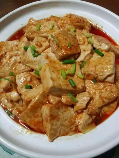 韓式辣椒醬燴日式豆腐