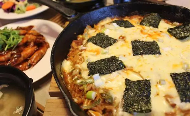 情人節特餐--韓式辣炒芝士雞排飯