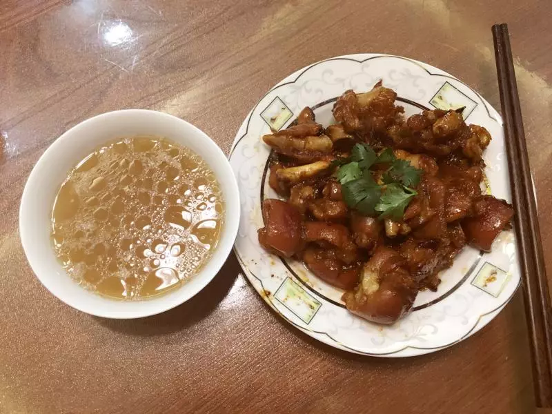 紅燒豬蹄➕豬蹄湯(可當月子餐噢)