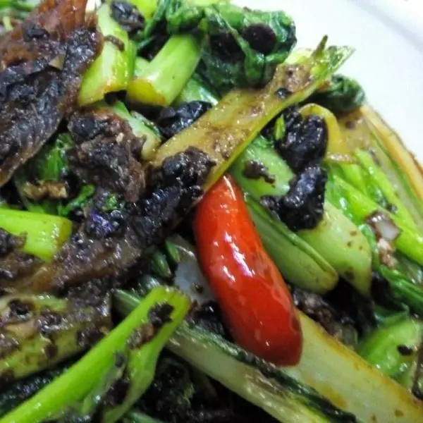 豆豉鯪魚白菜苔