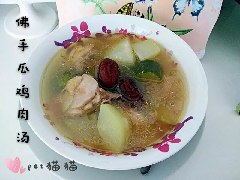 佛手瓜雞肉湯