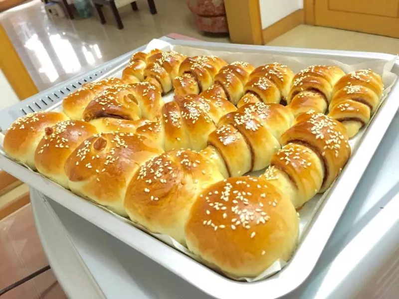 牛角麵包和花式麵包