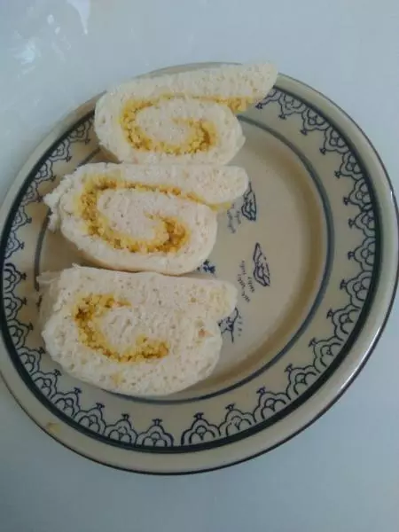 奶香黃米饅頭卷