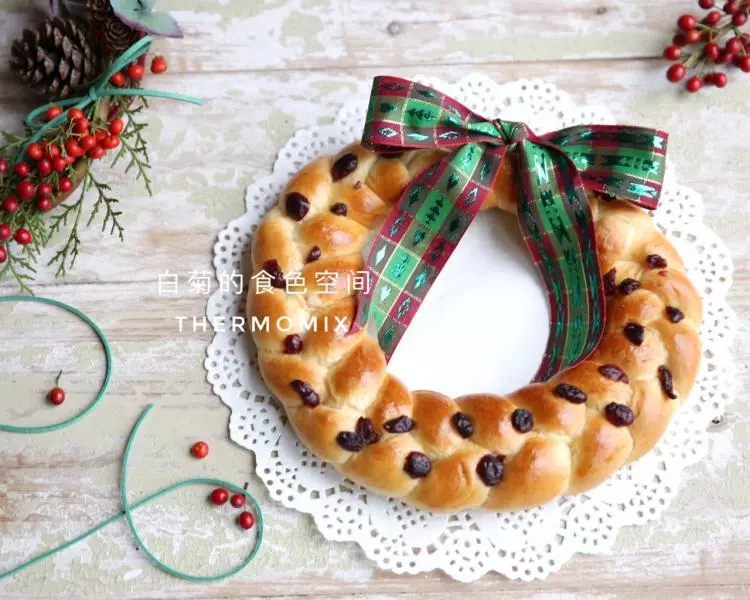 美善品-聖誕花環麵包