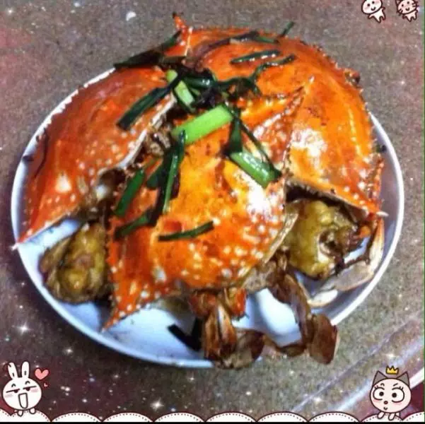 姜蔥炒蟹