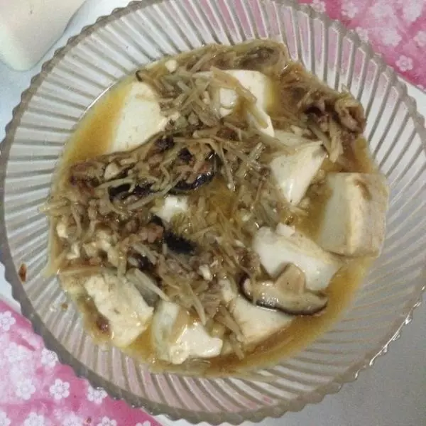 肉末菌菇豆腐