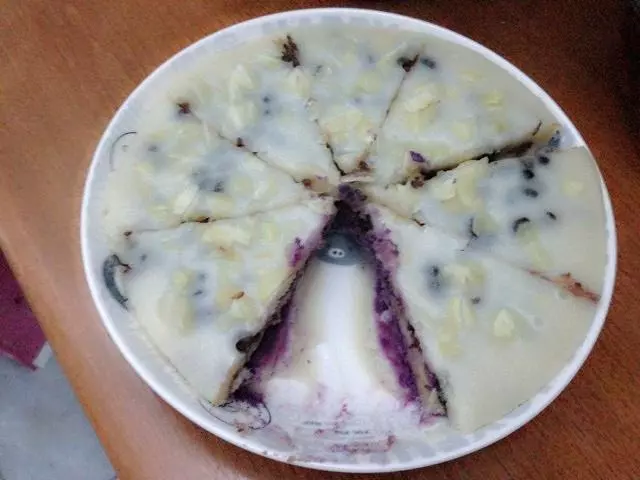 紫薯蜜豆雙層夾心米糕
