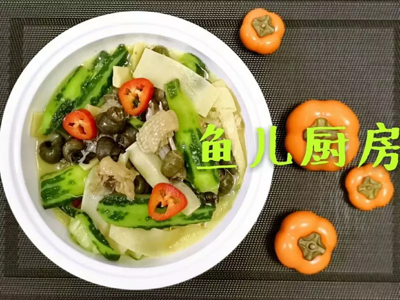 酸筍田螺清湯雞──「魚兒廚房」私房菜