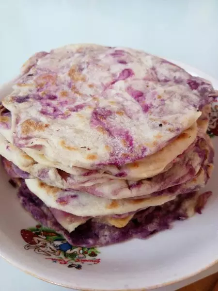 超簡單快手紫薯餅