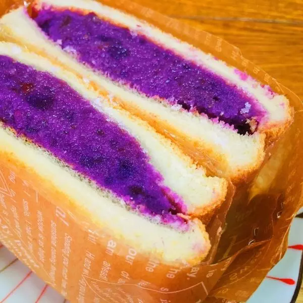 紫薯泥三明治