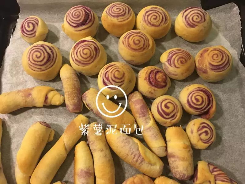 紫薯泥麵包