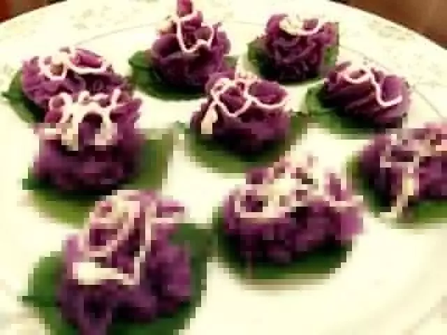 紫薯泥沙拉。