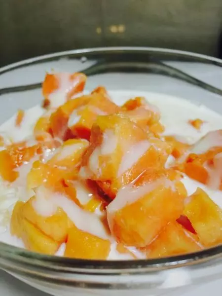 木瓜牛奶 超級好吃的甜品呦(☆_☆)滋補豐胸美白