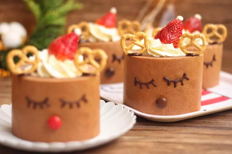 聖誕麋鹿蛋糕卷