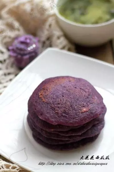 花生紫甘藍煎餅