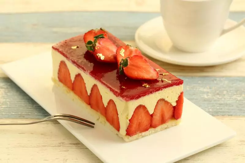 小展的下午茶│法式草莓蛋糕