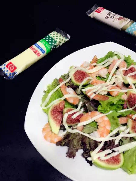 桂冠沙拉醬食譜——無花果蔬菜沙拉