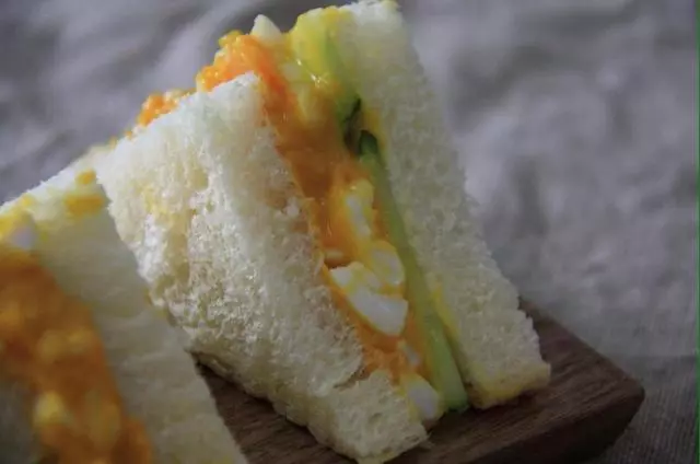 南瓜雞蛋沙拉三明治