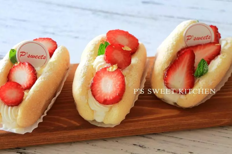 草莓三明治蛋糕 P妞的食記
