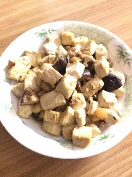 香菇乾貝煲豆腐