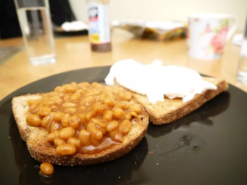 Beens and Eggs on Toast