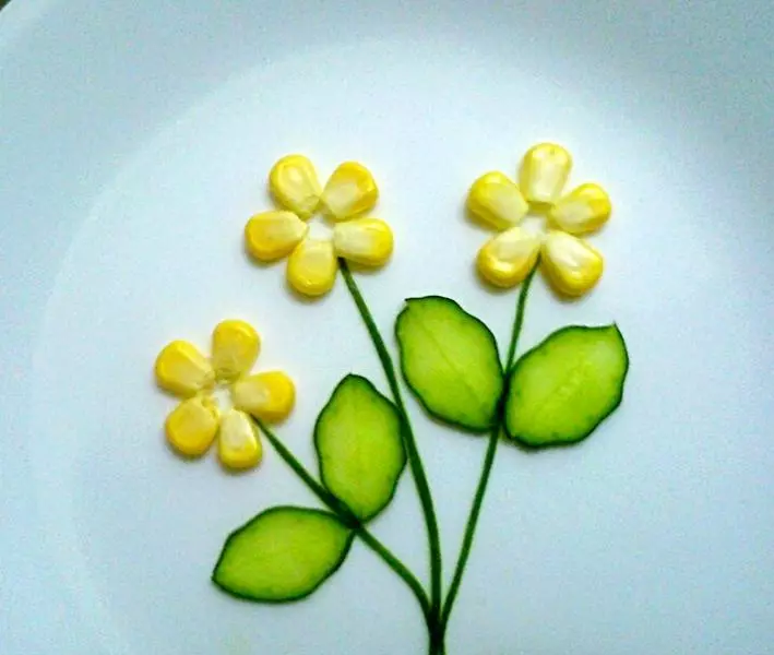漂亮玉米花