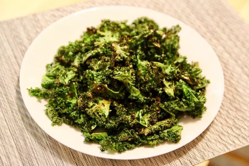 十分鐘烤羽衣甘藍 - Kale Chips