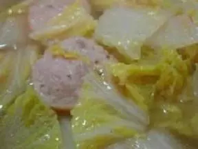白菜燉豬肉條