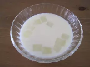 椰果牛奶凍