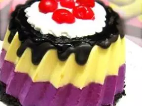 彩虹凍芝士蛋糕