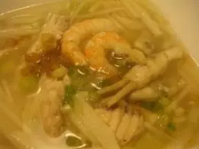 台式竹筍海鮮湯泡飯