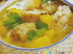 魚肉芒果咖喱湯