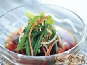 冷拌蟹肉菠菜