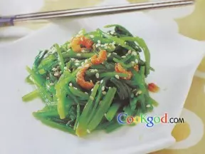 海米炒菠菜