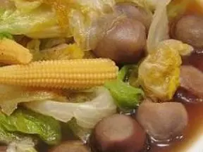 草菇炒生菜