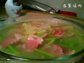 白菜鹹肉湯