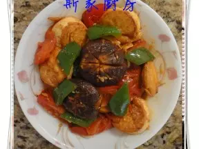 玉子豆腐燒蕃茄