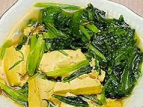 翡翠油豆腐