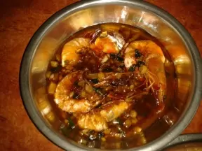 蚝油蝦