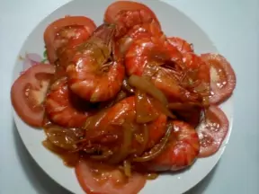 番茄咖喱蝦