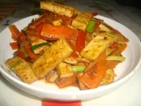 胡蘿蔔炒豆腐